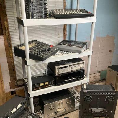 Vintage audio equipment 11 pcs