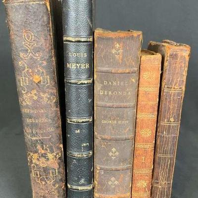 Elegant collection of antique vintage books timeless classics