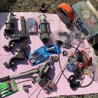 Lots of towing and winching equipment