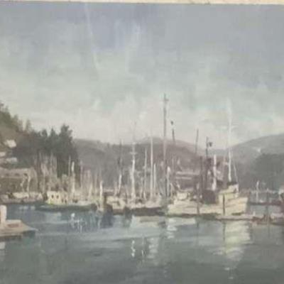 Thomas kinkade limited edition framed print the prestige collection