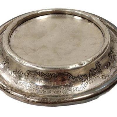 ANTIQUE ROGER BROS SILVER PLATED BABY DISH