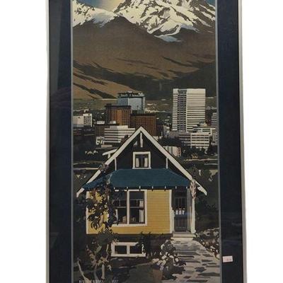 BYRON BIRDSALL 1982 OSCAR ANDERSON HOUSE PHOTO LITHO PRINT