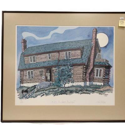 JIM ROBB PENCIL SIGNED AND NUMBERED PRINT OF THE P.C. RICHARDS BUILDING