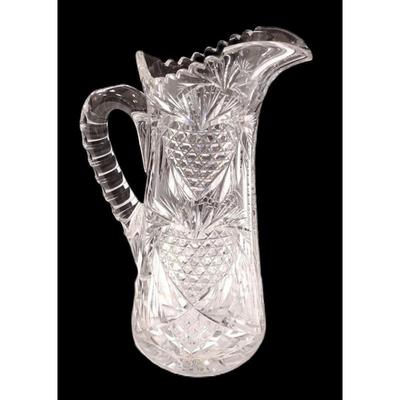 BRILLIANT CUT GLASS PITCHER