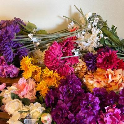 Faux flowers 