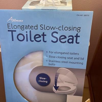 New toilet seat 