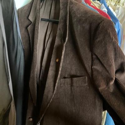 Corduroy suit jacket