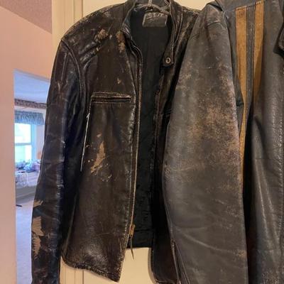 Leather motorcycle