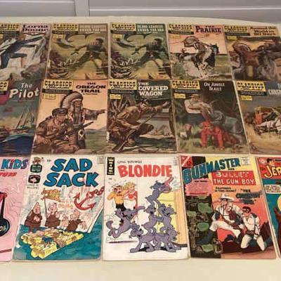 MMM173 Fifteen Vintage Comic Books 