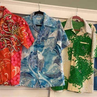 MMM098 Four Vintage Aloha Shirts