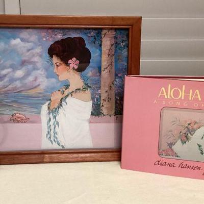 MMM216 Diana Hansen-Young Framed Picture, Book & Ceramic Mug