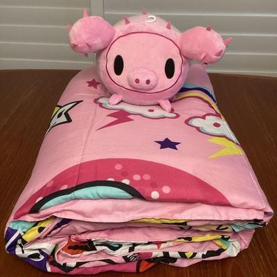 MMM200 Tokidoki Twin Sized Comforter & Plush 