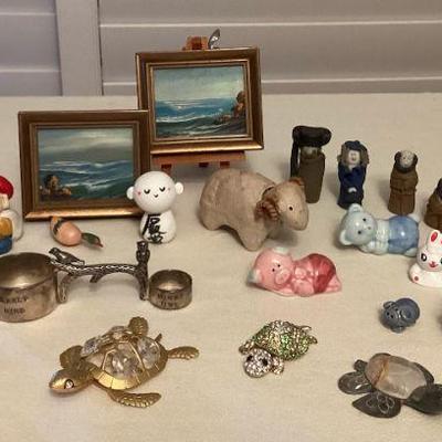 MMM143 Various Small Collectible Figurines, Paintings & More!