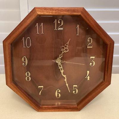 MMM175 Koa Wall Clock Handcrafted By Bobby Yamauchi As Is