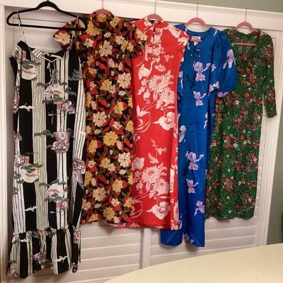 MMM008 Five Vintage Women’s Dresses