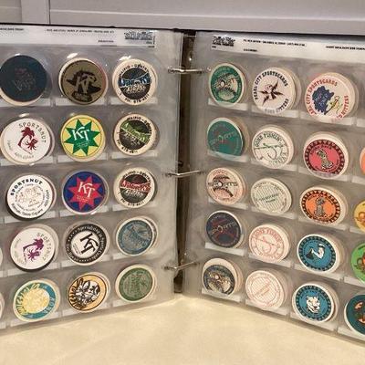 MMM011 Binder Full Of Various Vintage POGS