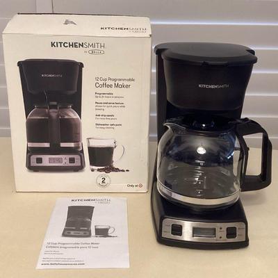 MMM020 Kitchen Smith By Bella 12 Cup Programmable Coffee Maker
