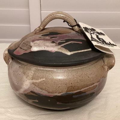 MMM120 Vintage Jeff Chang Lidded Casserole Dish New