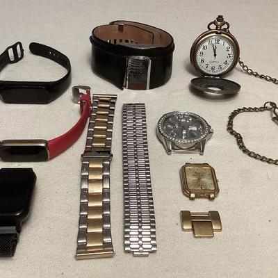 MMM136 Pocket Watch, Fit Bit Style Bands, Smart Watch? & Watch Parts