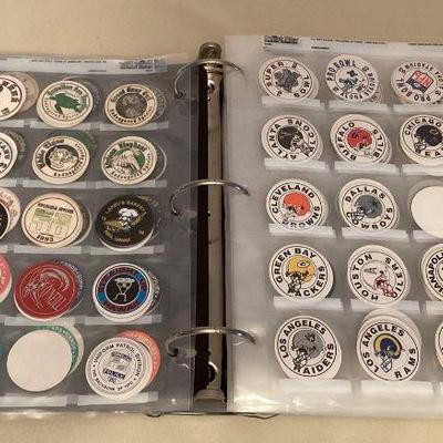 MMM012 Binder Full Of Various Vintage POGS 