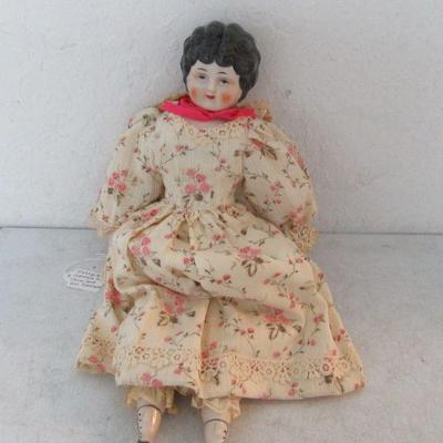 Vintage 1950s Japanese Kit Porcelain/China Doll - 17"