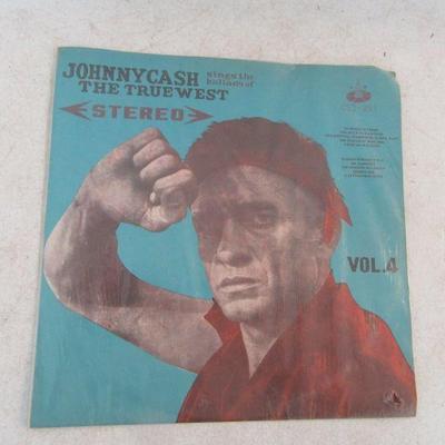 Rare Vintage 1969 Taiwan Pressing Johnny Cash "The True West Vol. 4" Vinyl LP #CSJ-351
