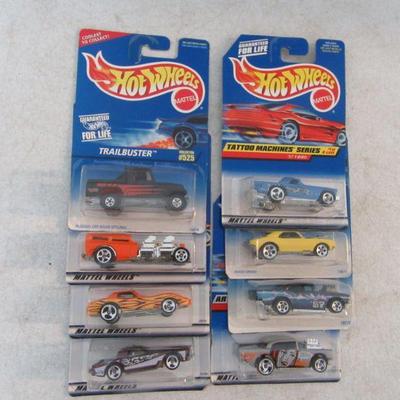 Mattel Hot Wheels Cars - 8 in All - New in Boxes