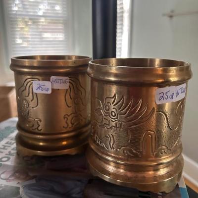 Antique solid heavy brass 