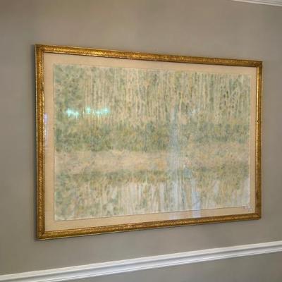 Signed Original watercolor 
36” x 50” $225