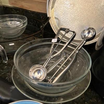 French glass bowls 