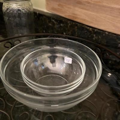 Arcoroc French glass bowls 