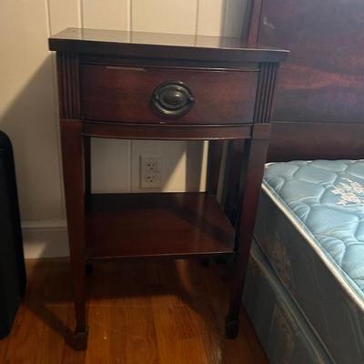 Antique  night stand (that matches the headboard, vanity and chest ) Offered at $49.