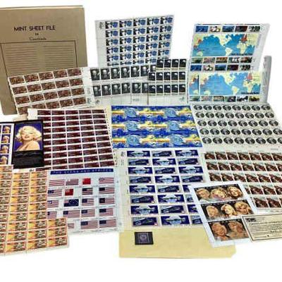 TN115 Unused New Stamp Sheets Lot
