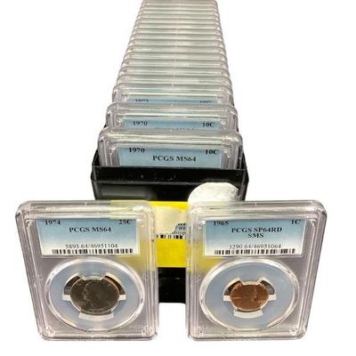 TN126B 20 Miscellaneous PCGS Slabs
