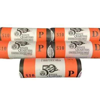 TN99 (5) Statehood Qtr BU Mint Rolls $10XS
