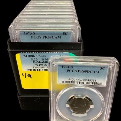 TN219 PCGS Nickels
