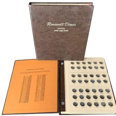 TN91 (2) Dansco Books Of Roosevelt Dimes UNC And Proofs	All coins appear to be BU and proofs
