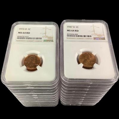 TN134 20 NGC Slabbed Cents
