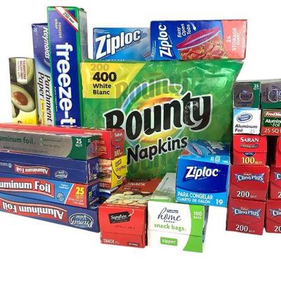 KEKU604 Large Aluminum Foil And More Lot	Al containers appear new and unused, some wear on packaging may have broken seals but all...