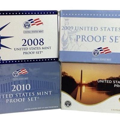 TN114 Proof Sets 2008, 2009, 2010, 2014	4 sets total
