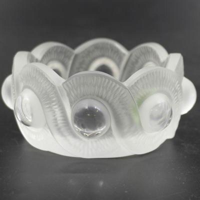 LALIQUE CRYSTAL GAO TRINKET ASHTRAY