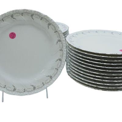 24 CAPEANS PORCELANA ESPANA DINNER PLATES