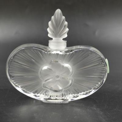 LALIQUE CRYSTAL CLARISSE PERFUME AND STOPPER