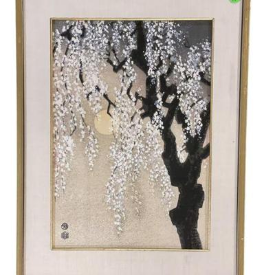 EIICHI KOTOZUKA (1906-1981) WOODBLOCK CHERRY