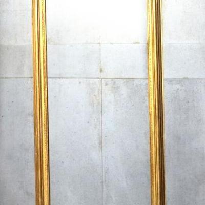 AMERICAN GILT AND GESSO PIER MIRROR C. 1880