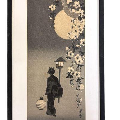 JAPANESE WOODBLOCK PRINT HIROAKI TAKAHASHI