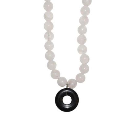 ROSE QUARTZ BEADED NECKLACE