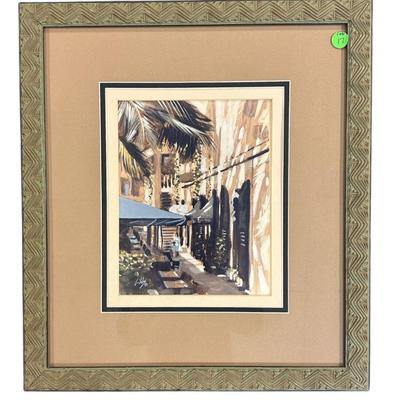 MITCH GIBBS WATERCOLOR ST THOMAS