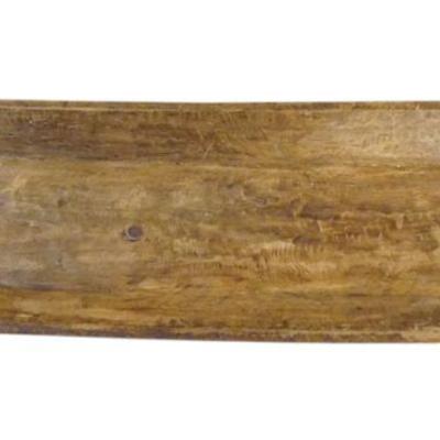 LARGE PRIMITIVE HAND CARVED DOUGH BOWL