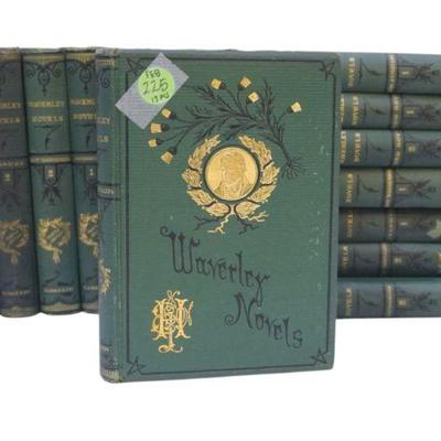 ANTIQUE WAVERLY NOVELS BY SIR WALTER SCOTT 1875 EDITIONS